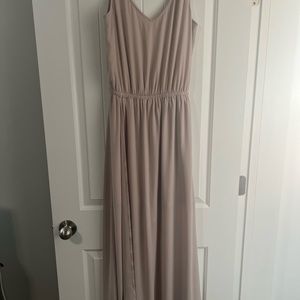 Show Me Your MuMu bridesmaids Kendall Maxi dress in Show Me the Ring Crisp